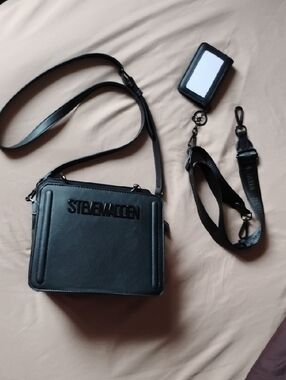 Steve Madden Bevelyn Crossbody Purse - Black